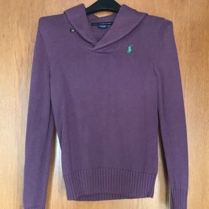 Polo knit sweater